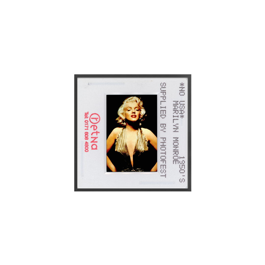 Marilyn Monroe in a Gold Dress, 1953