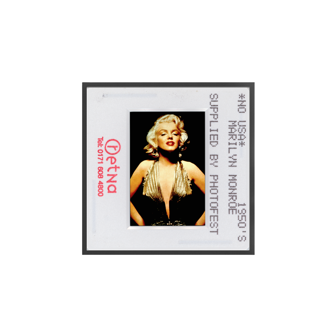 Marilyn Monroe in a Gold Dress, 1953