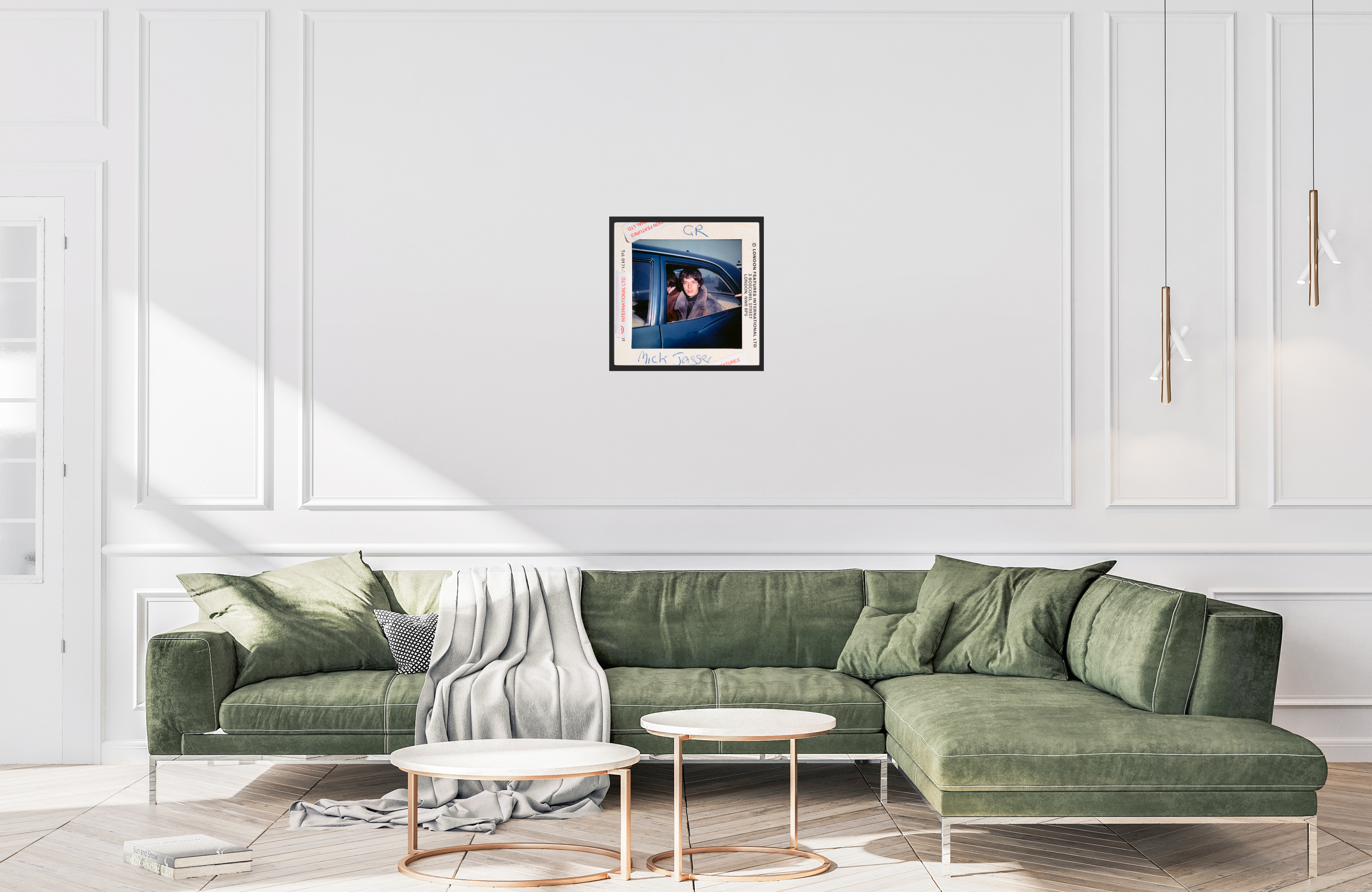 Mick Jagger in a Car