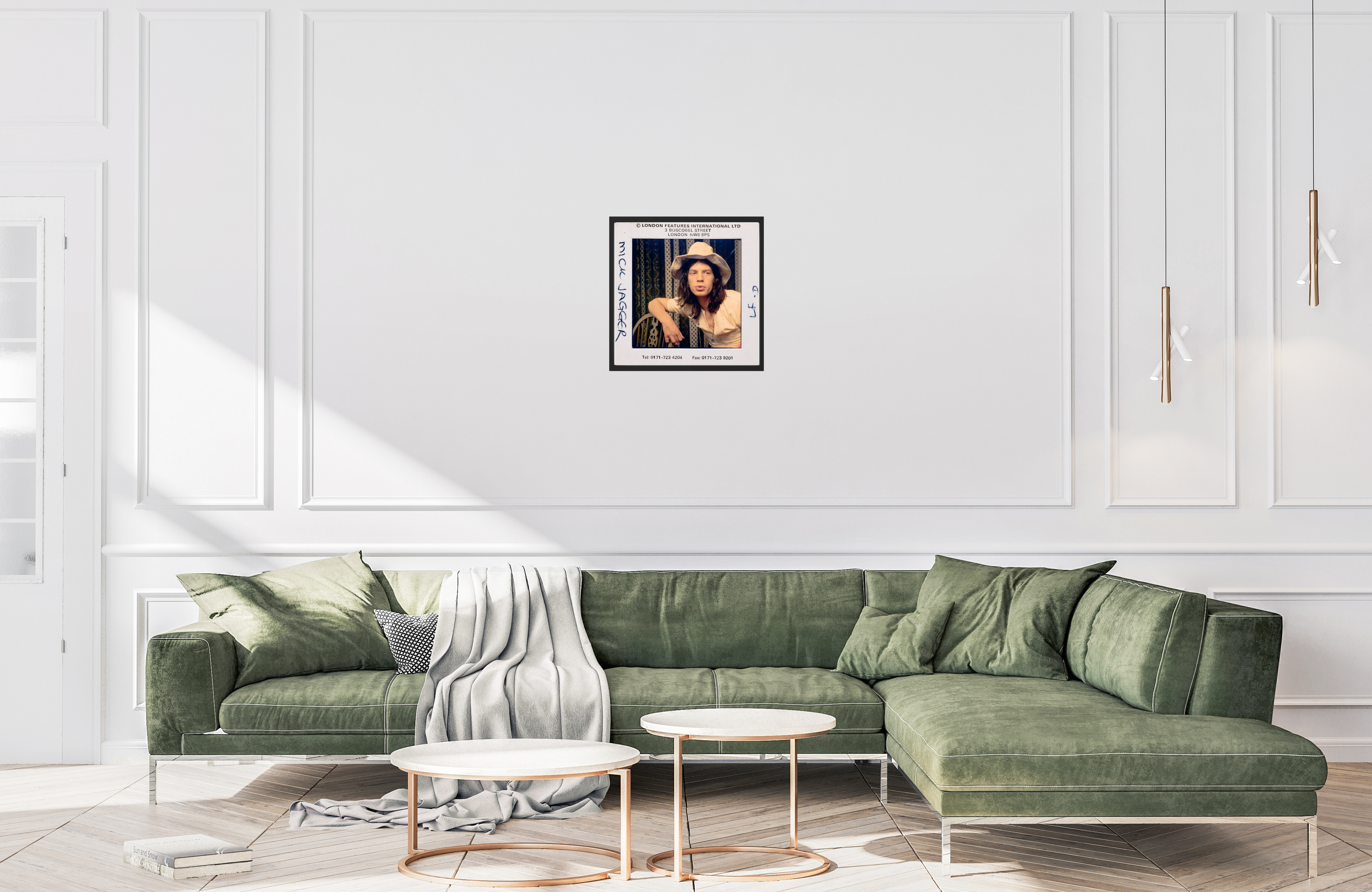 Mick Jagger at L'Hotel in Paris, 1971