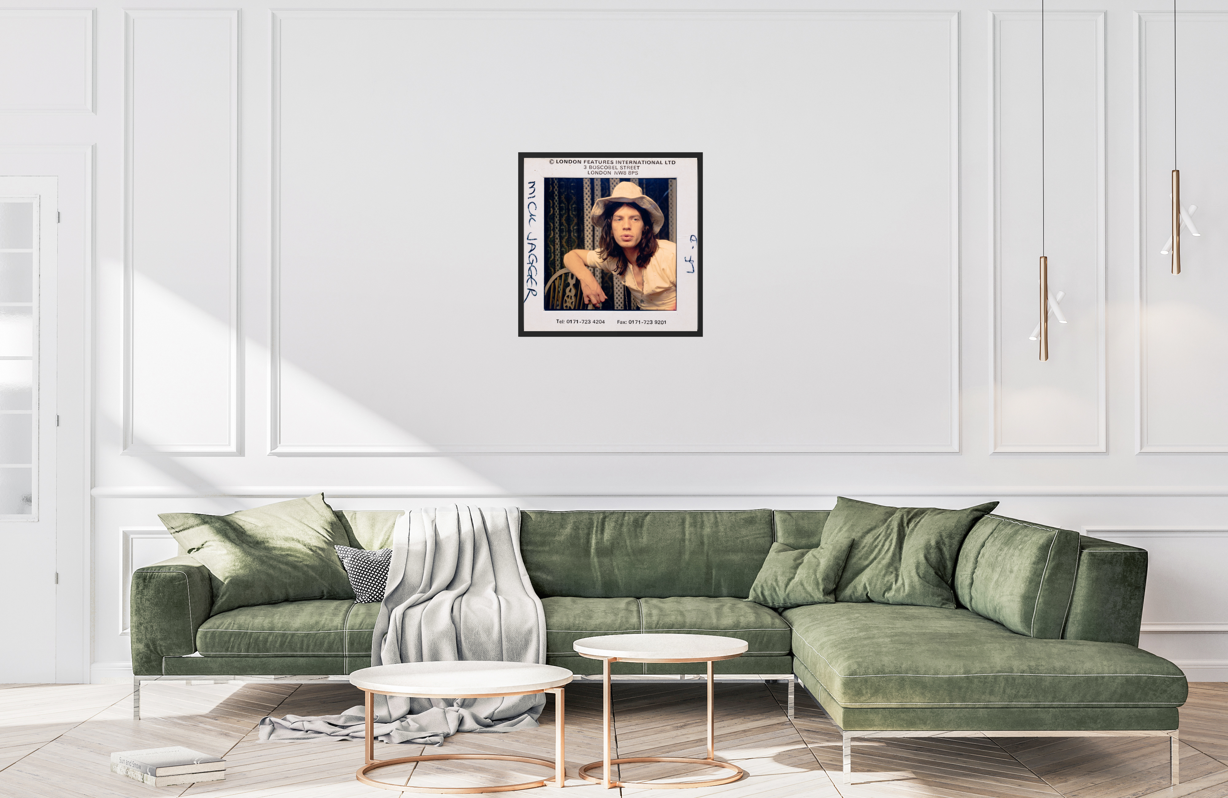 Mick Jagger at L'Hotel in Paris, 1971