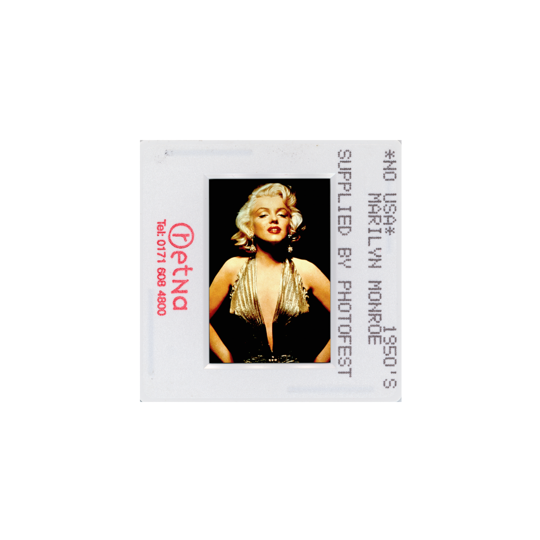 Marilyn Monroe in a Gold Dress, 1953