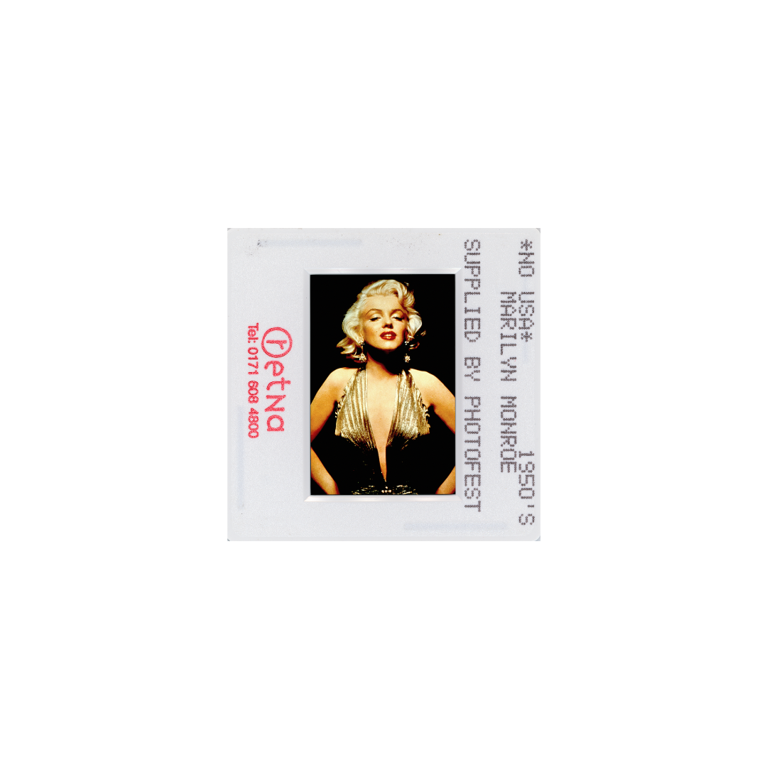 Marilyn Monroe in a Gold Dress, 1953