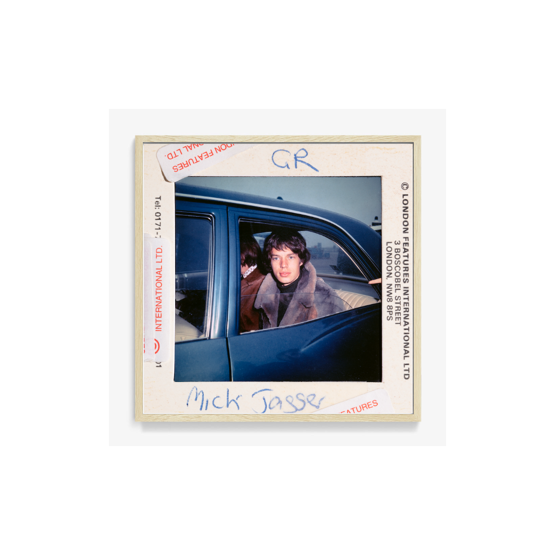 Mick Jagger in a Car